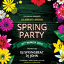 Spring Party Flyer