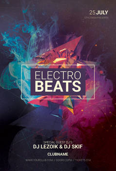 Electro Beats Flyer