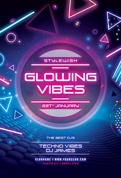 Glowing Vibes Flyer