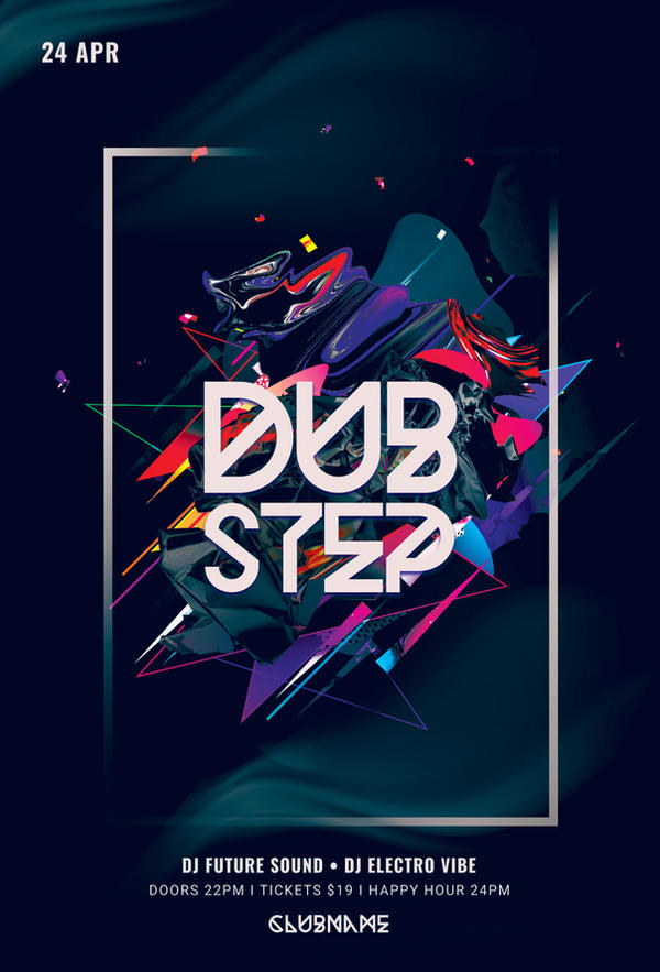Dubstep Flyer by styleWish on DeviantArt