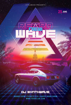 New Retrowave Flyer