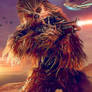 Star Wars: Chewbacca color with inks