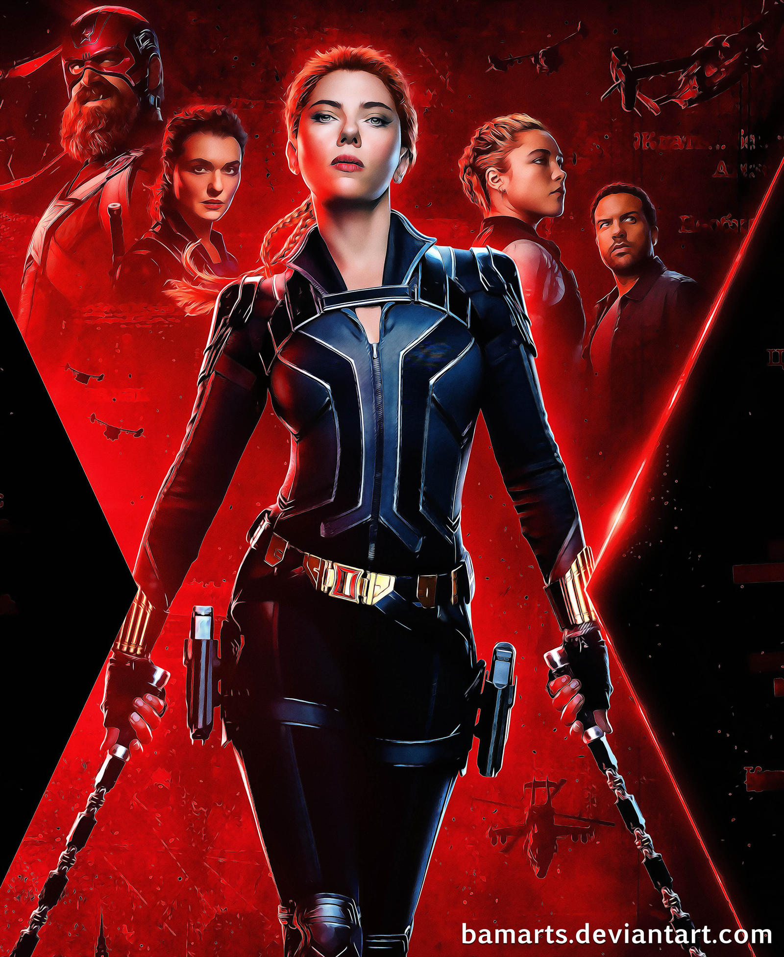 Black Widow Scarlett Johansson by Bamarts on DeviantArt