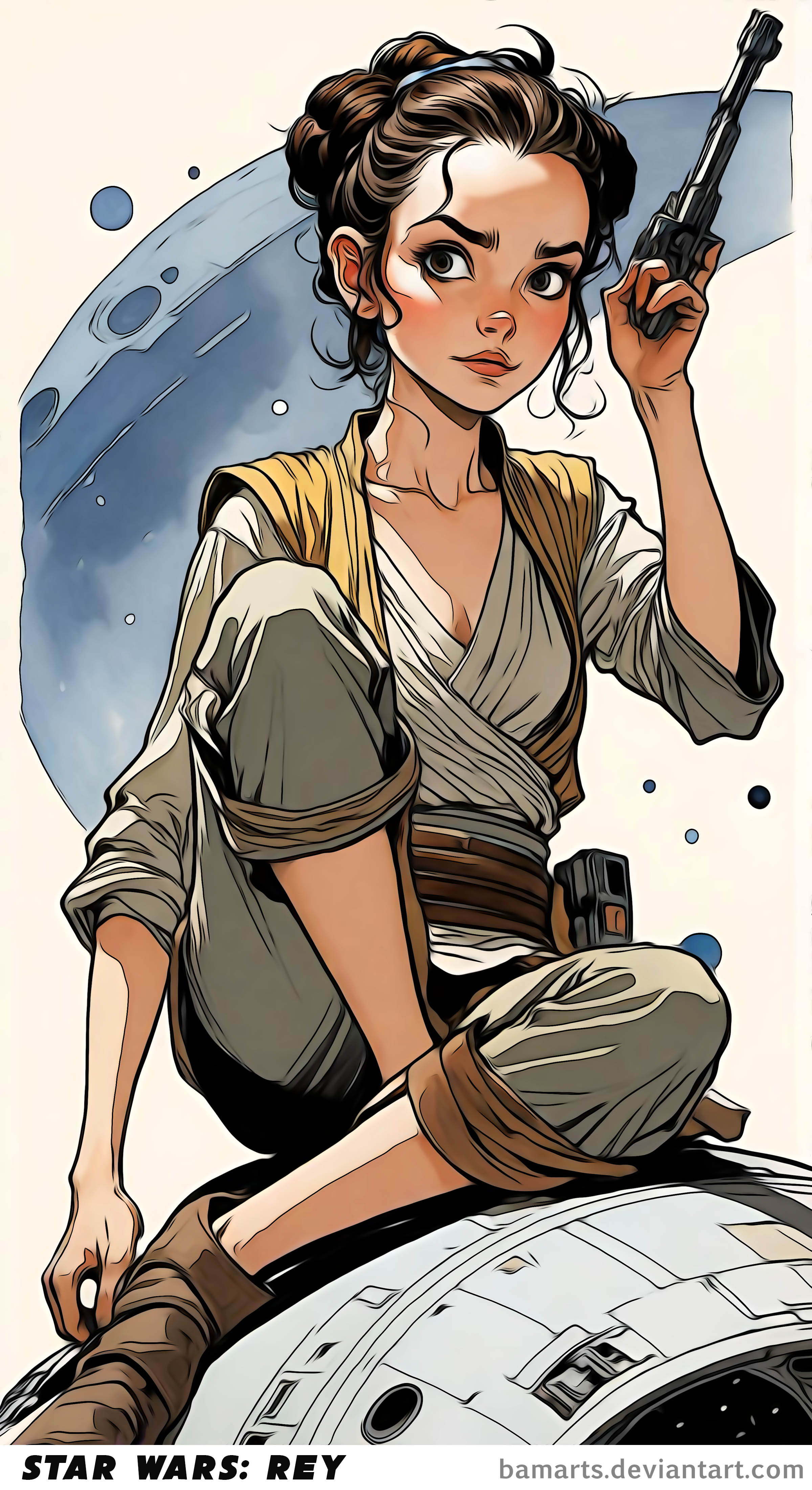 Borderlands Rey's Star Wars Rey by Bamarts on DeviantArt