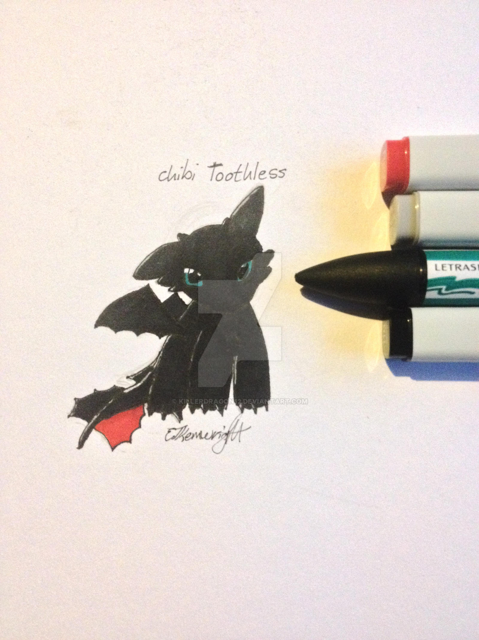 Chibi toothless by killerdragon12 on DeviantArt
