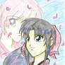 Kaoru and Kenshin--COLORED