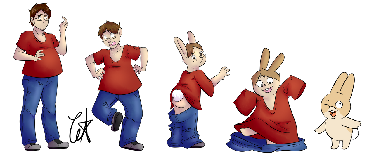 Burrow Rabbit TF by randompersonindeed on DeviantArt
