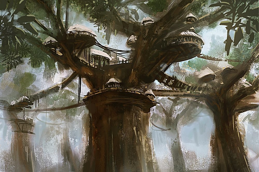 Treetop village