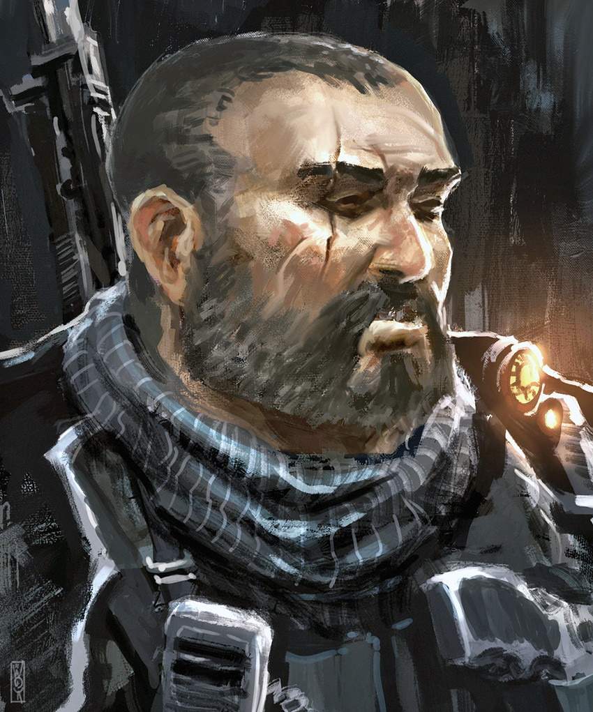 Shadowrunners portrait : Dwarf by BGK-Bengiskhan on DeviantArt