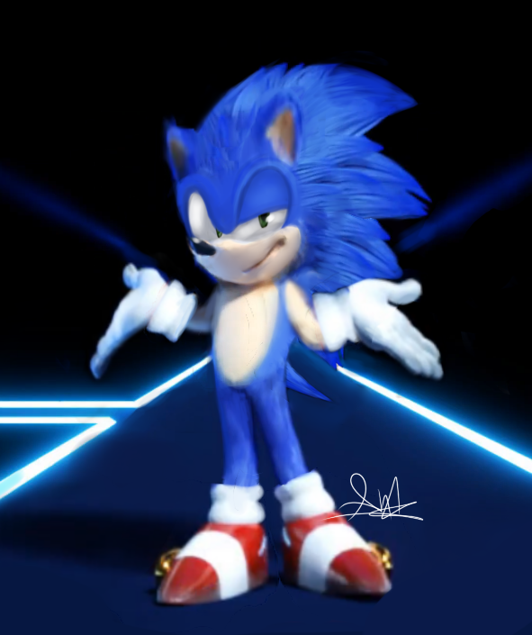 Realistic Sonic V2 by mateus2014 on DeviantArt