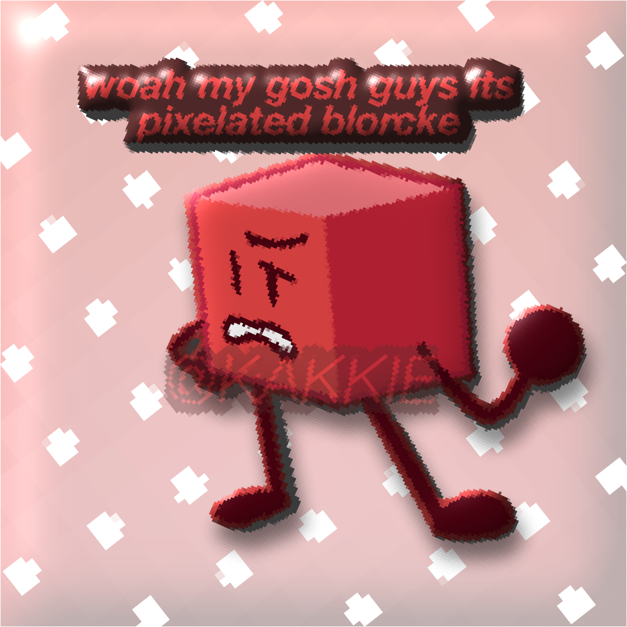 Pixelated Blocky BFB (?) by KAKKEH on DeviantArt