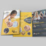 Fitness Bi-Fold Brochure Template Design