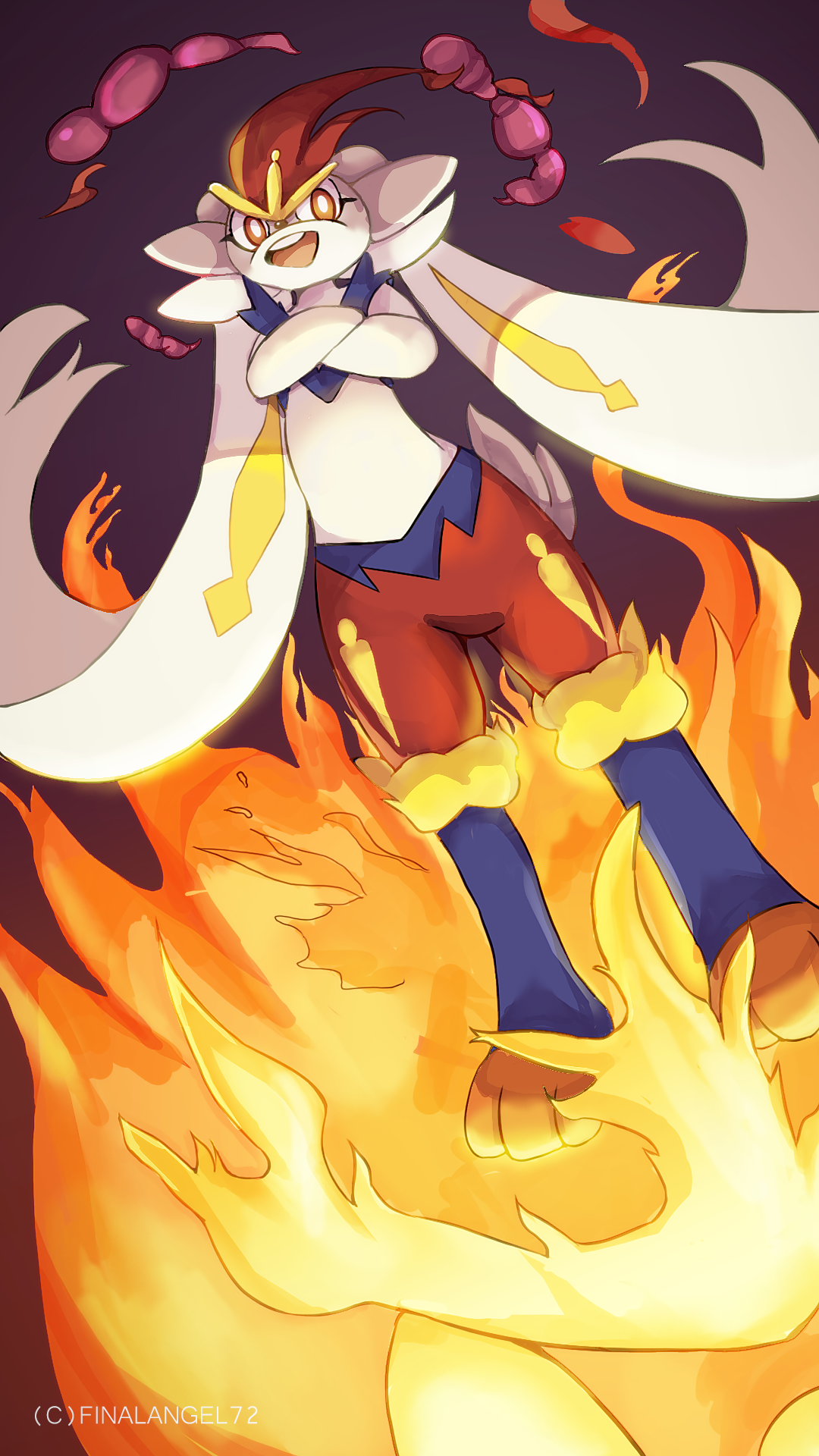 Cinderade Gigantamax Cinderace by Finalangel72 on DeviantArt