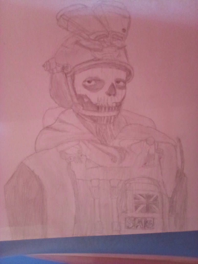 Simon Riley Ghost Sktch Simon Riley aka 'Ghost' by MysteryGuythefirst on DeviantArt