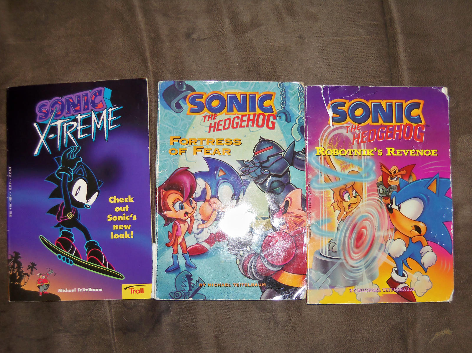 No I Have 3 Sonic Junior Novels From Troll Books