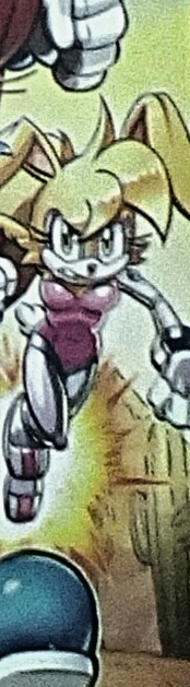 BadAss Bunnie Rabbot from Sonic 266 cover