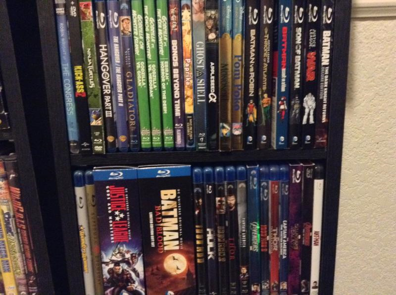 Updated Comic Book Blu-Ray Collection