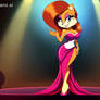 Sally Acorn Dressed As Jessica Rabbit