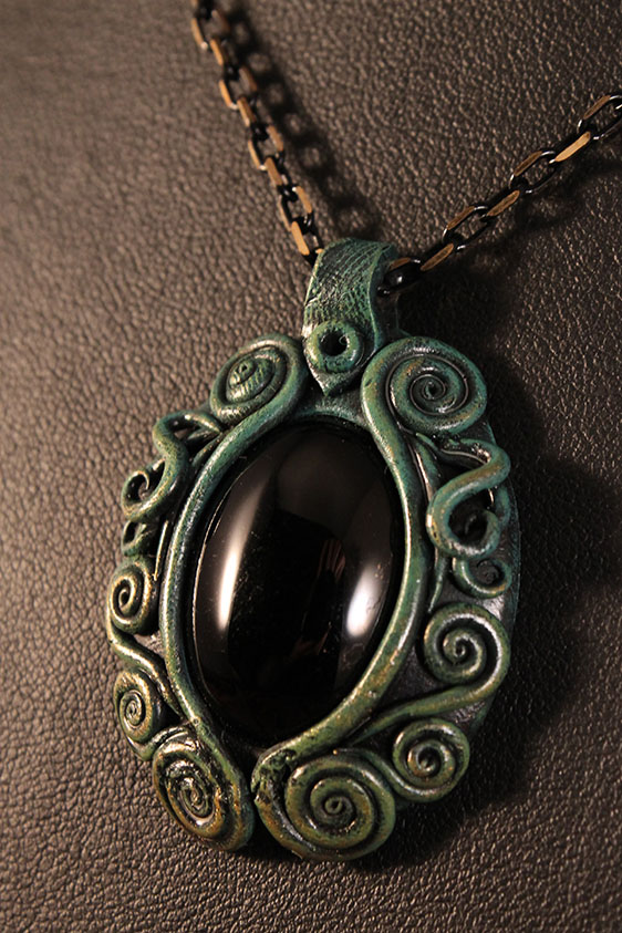 black onyx pendant no.1