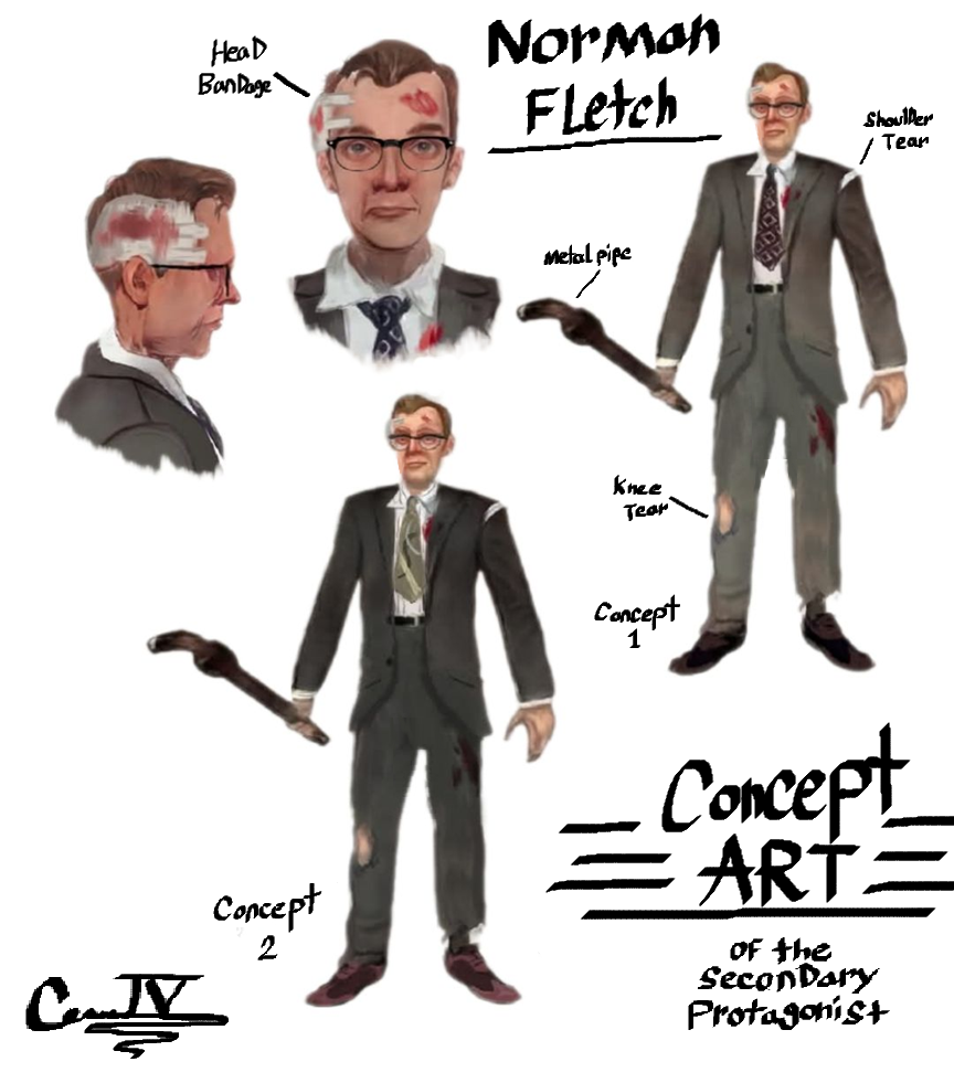 Concept Art of Norman Fletch
