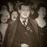 Early photo of Blanchere at one of his parties.