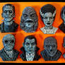 Universal Monsters Magnets