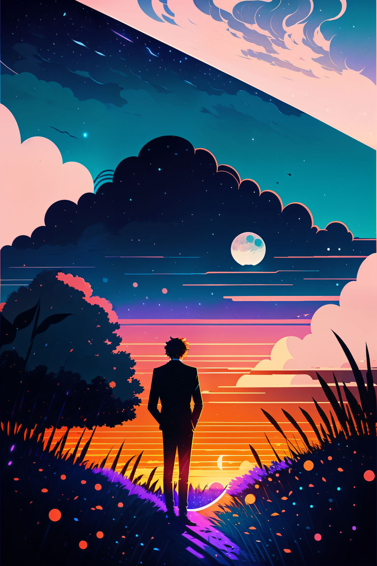 Man Standing, Beautiful Background HD by axehorror on DeviantArt