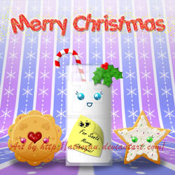 Christmas Cookies and Milk