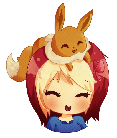 Chibi Me and Eevee