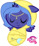 Newborn Luna Asleep by atnezau