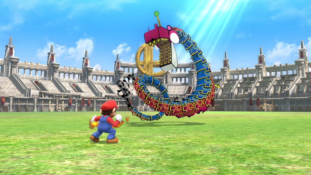 Mario 3D VS Fracktail by Banjo2015 on DeviantArt