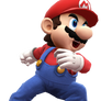 Mario fightning pose