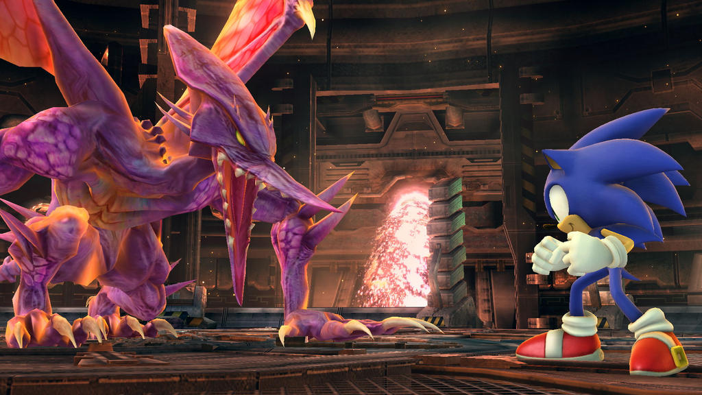 Sans Vs Ridley Sonic VS Ridley by Banjo2015 on DeviantArt