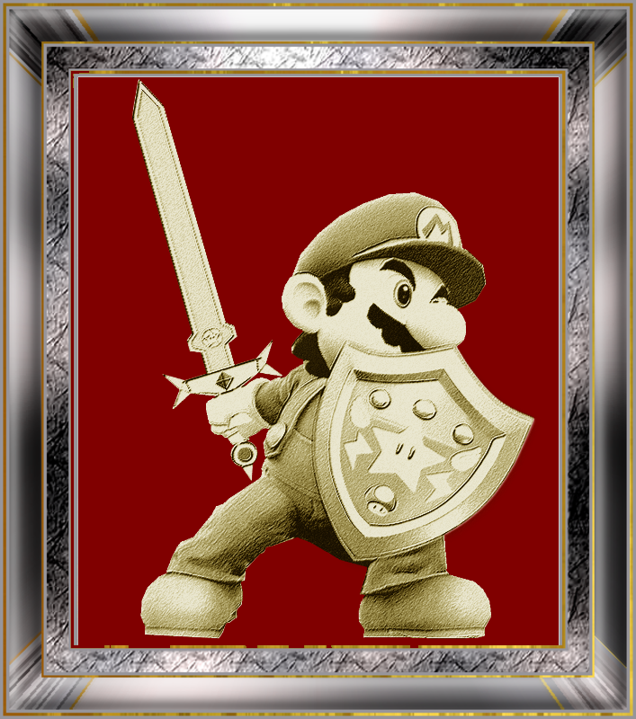 Mario Knight Knight Mario painting by Banjo2015 on DeviantArt