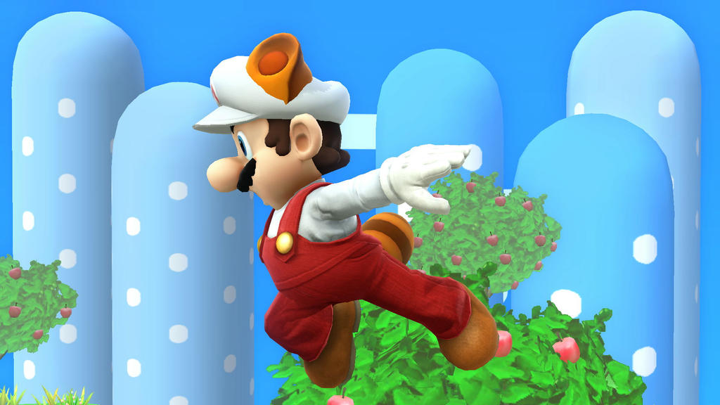 Fire Mario Running Raccoon Fire Mario by Banjo2015 on DeviantArt