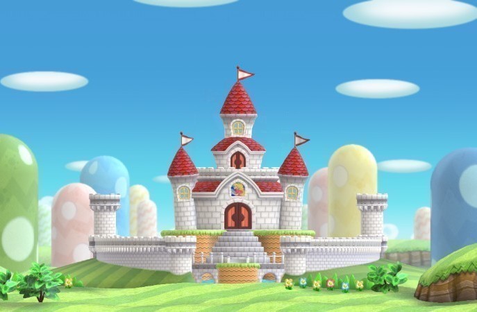 Peach's Castle (original version) by Banjo2015 on DeviantArt