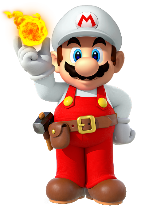 Fire Mario with Fireball by Banjo2015 on DeviantArt
