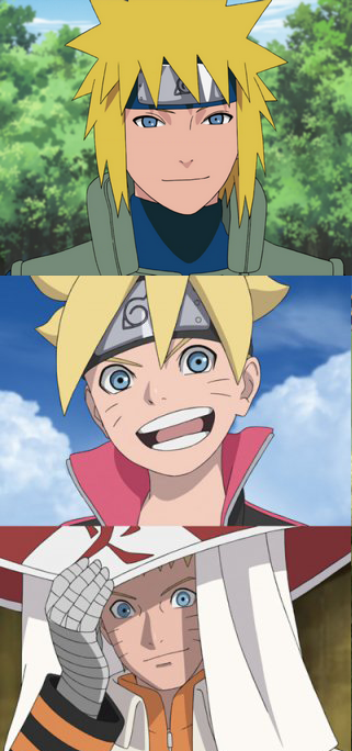 IMAGENES DE NARUTO - Boruto,Naruto y Minato 1 by Oniiiii-Chaan on DeviantArt