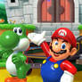 Mario, Luigi and Yoshi's photo
