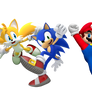 Mario Bros and Team Sonic (2)