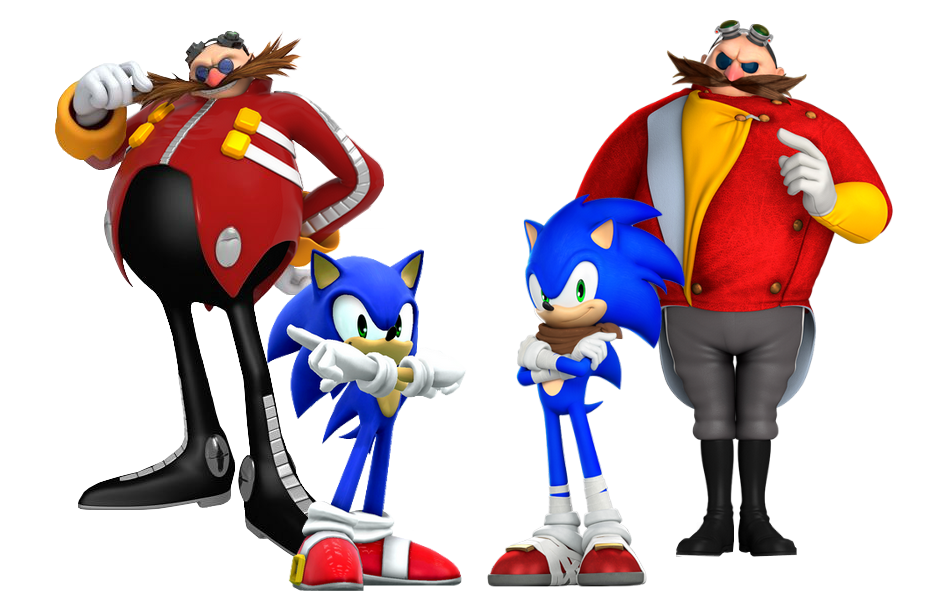 Sonic and Eggman (Original and Boom) by Banjo2015 on DeviantArt.
