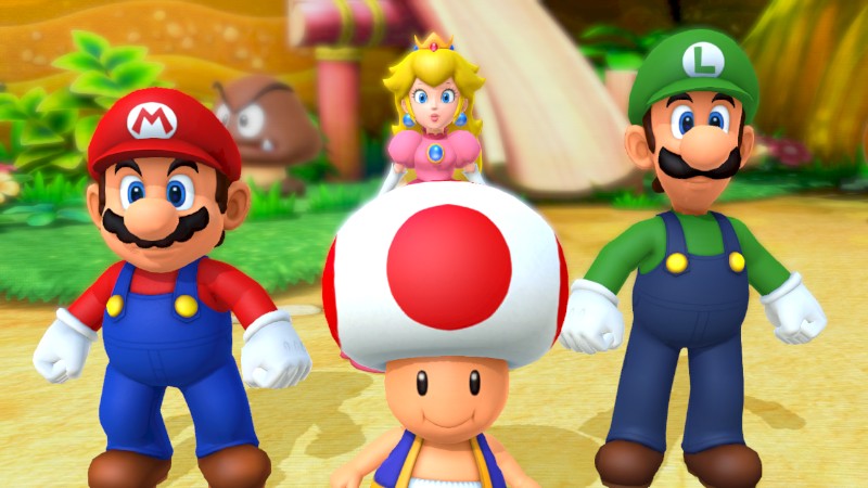 esfuerzo esta ahí Senado Mario, Luigi, Peach and Toad by Banjo2015 on DeviantArt