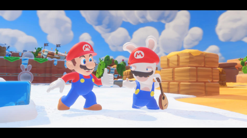 Mario Meet Rabbid Mario (3) by Banjo2015 on DeviantArt