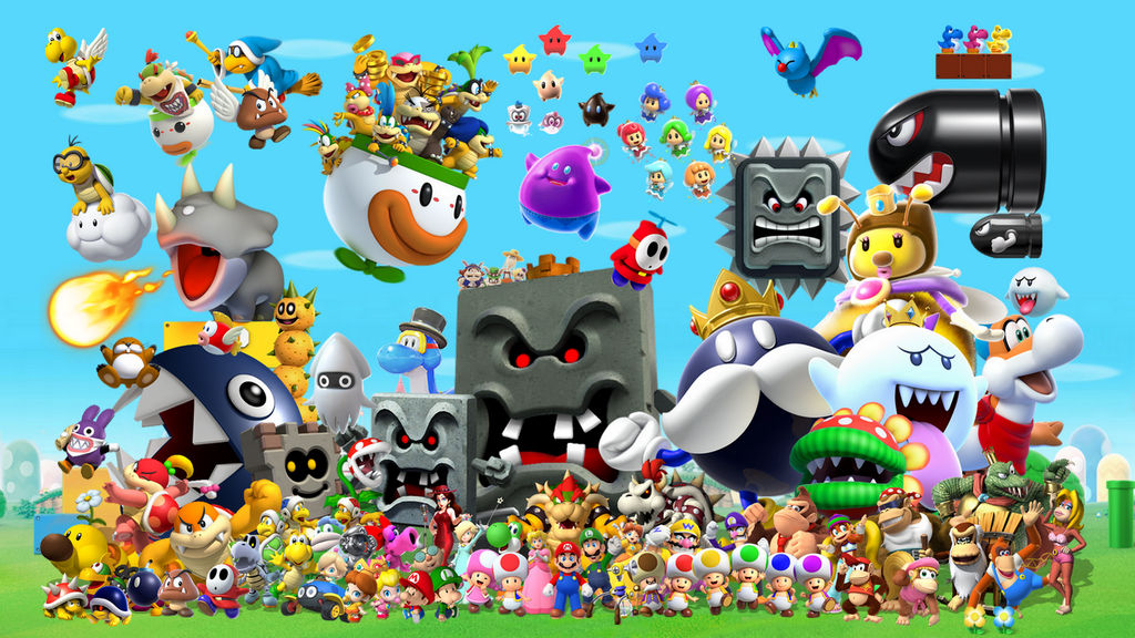 Mario Charatcher Super Mario Characters by Banjo2015 on DeviantArt