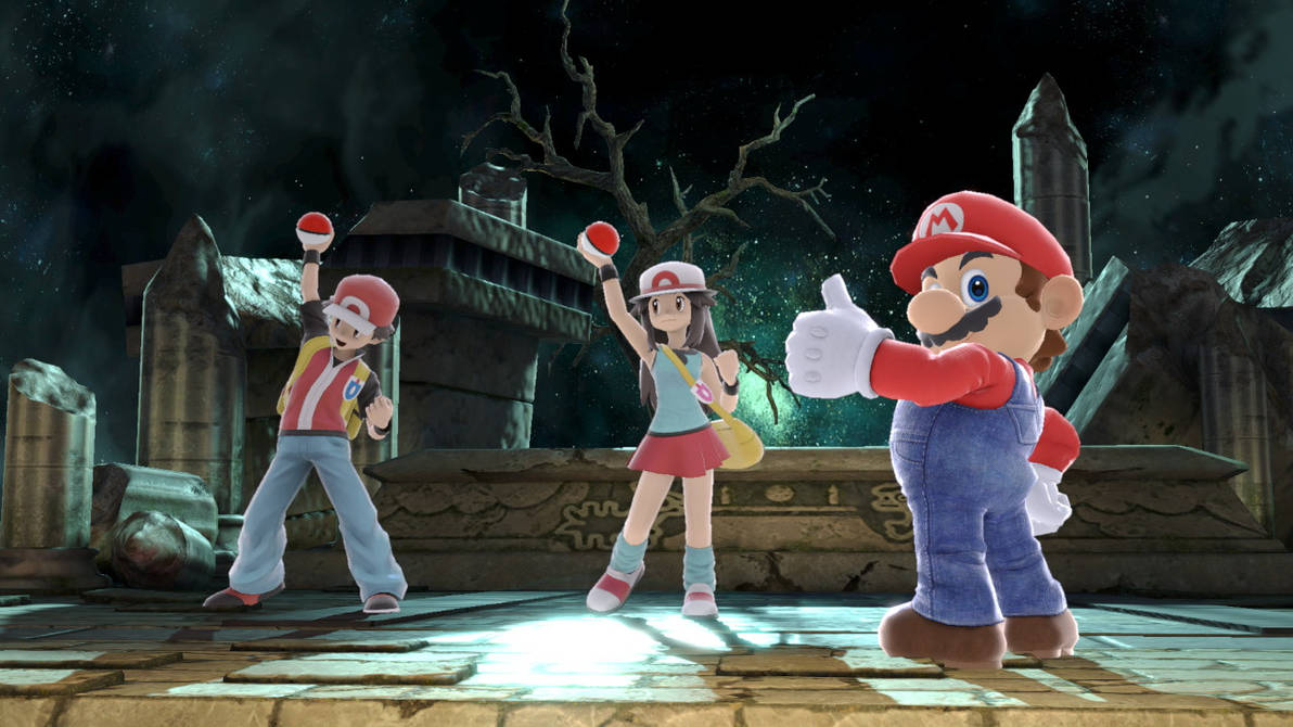 Mario with Red and Green (2) by Banjo2015 on DeviantArt