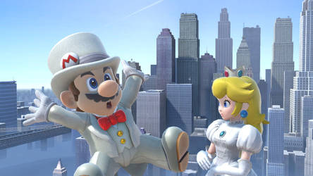 Mario x Peach by NeoduelGX on DeviantArt