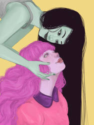 Princess Bubble Gum and Marceline