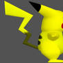 Pikachu 3D Model - Side