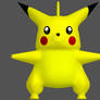 Pikachu 3D Model - Front