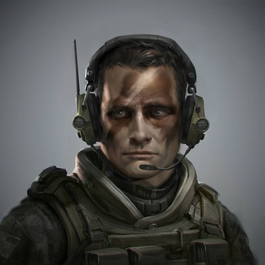 Military Portrait 1 by MitchellMohrhauser on DeviantArt